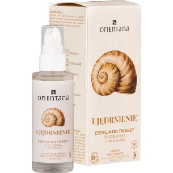 Orientana Esencja do twarzy Ujędrniająca Śluz Ślimaka + Trehaloza 50 ml