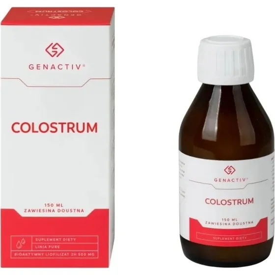 Genactiv Colostrum zawiesina 150ml - bioaktywny liofilizat 2h