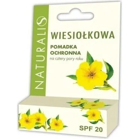 NATURALIS Pomadka ochronna Wiesiołkowa SPF 20, 3,6g