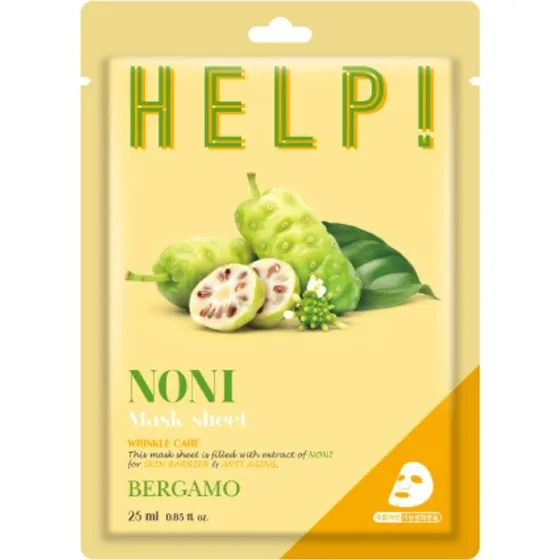 BERGAMO HELP! Noni Mask Sheet 25ml - Kojąca maska w płachcie