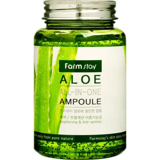 Farmstay Aloe All-In-One Ampoule 250ml - Serum nawilżające i kojące