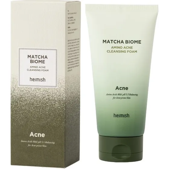 Heimish Matcha Biome Amino Acne Cleansing Foam, 150 ml