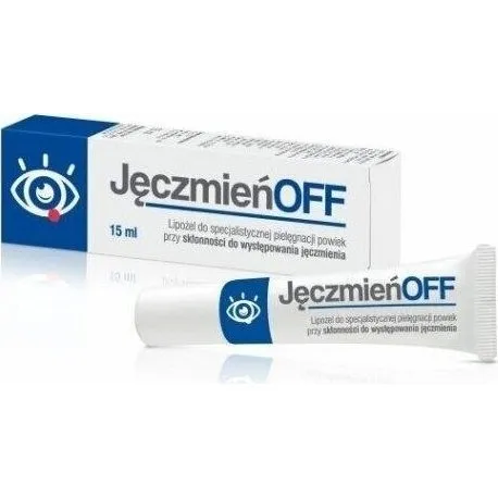 JęczmieńOFF Lipożel 15 ml - żel do pielęgnacji powiek