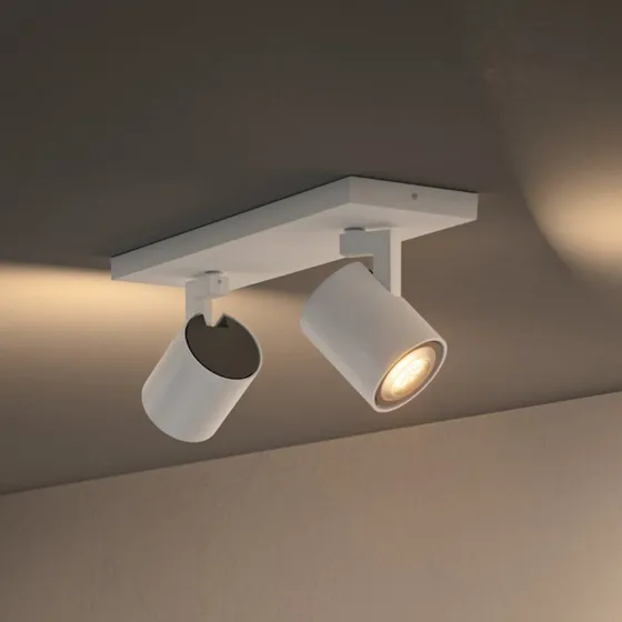 Philips Hue Spot Runner - biała lampa sufitowa 2-punktowa GU10