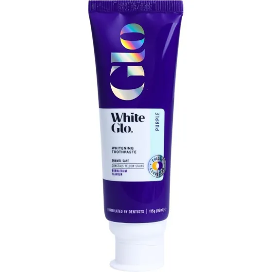 White Glo Purple Whitening Toothpaste 115g