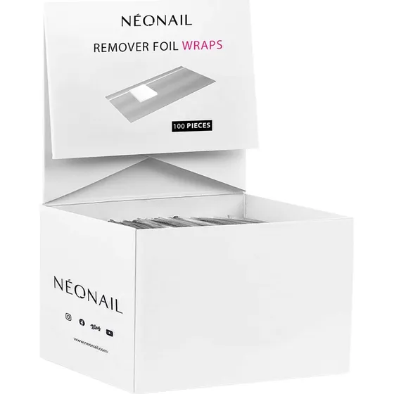 NEONAIL Nail Wrap Foil 100 szt. - folie do usuwania lakieru