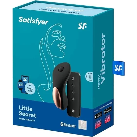 Satisfyer Little Secret Black - Dyskretny stymulator łechtaczki