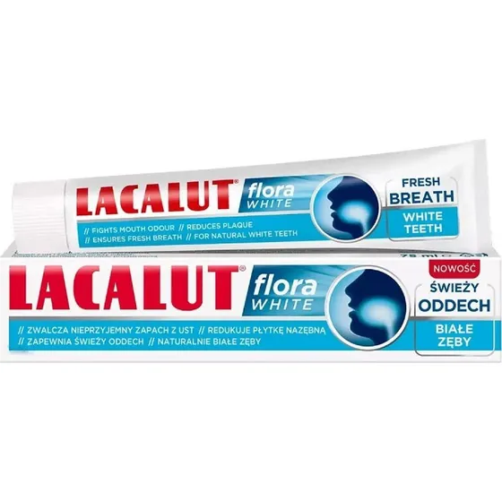 Lacalut Flora White Pasta do zębów, 75 ml