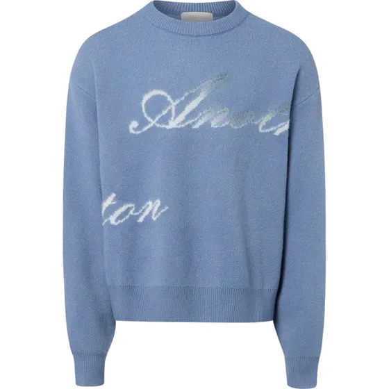 Another Cotton Lab Sweter Męski Niebieski