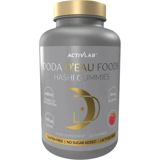 Activlab DODA D'EAU FOODS Hashi Gummies 60 żelek malinowych