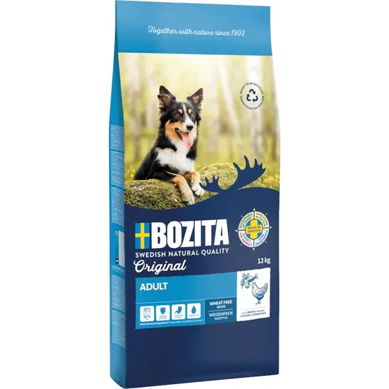 Bozita Original Adult Kurczak bez pszenicy, 2 x 12 kg