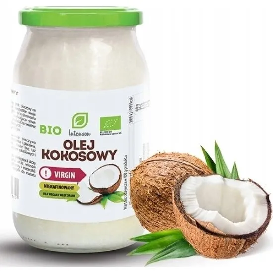 Intenson BIO Olej Kokosowy Virgin 900ml Nierafinowany