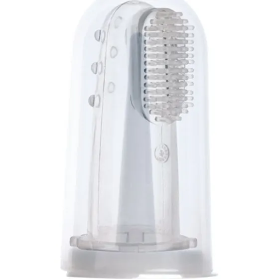 Canpol babies Szczoteczka silikonowa do zębów z etui