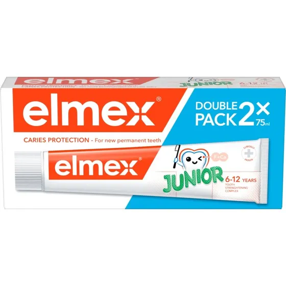Elmex Junior Pasta do Zbw Dla Dzieci 6-12 Lat 2x75 ml