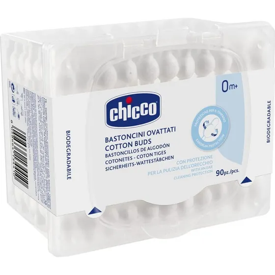 Chicco Patyczki do uszu 0m+ 90 szt.