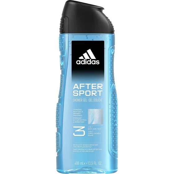Adidas After Sport Żel pod prysznic 3 w 1 400 ml