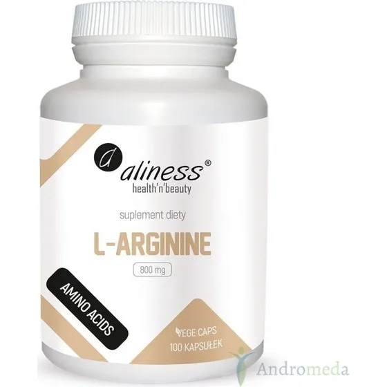 Aliness L-Arginina 800 mg Vege 100 Kapsuek