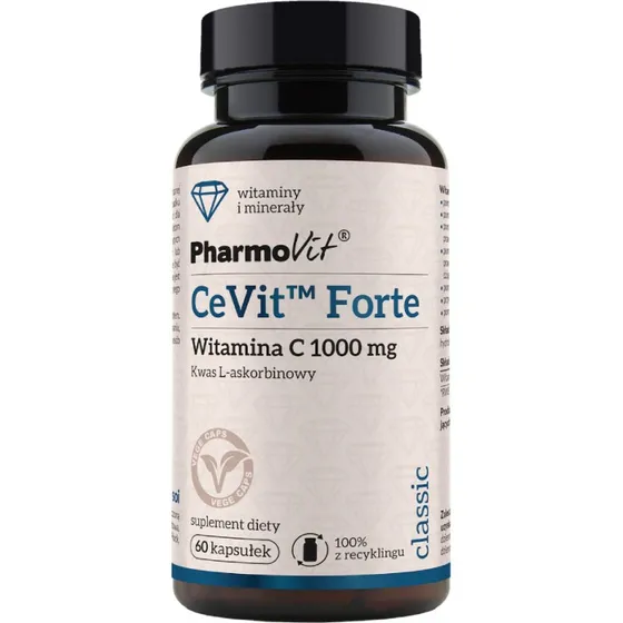 CeVit™ Forte Pharmovit Witamina C 1000 mg 60 kapsułek