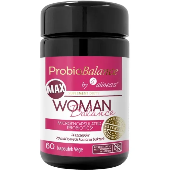 Aliness ProbioBalance MAX Woman Balance 20 mld 60 kaps.