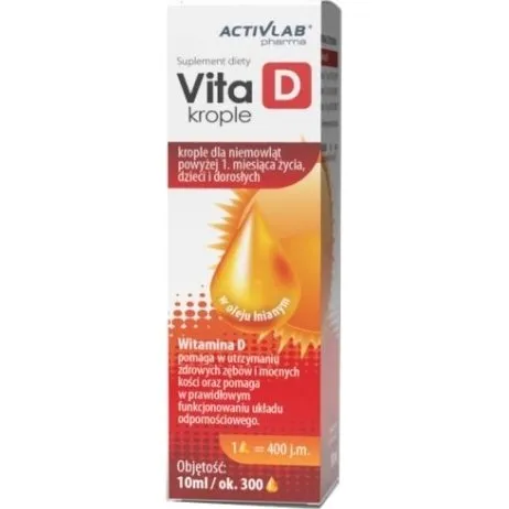 Activlab Vita D3 krople 10ml