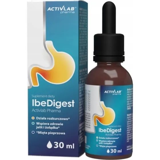 Activlab Pharma IbeDigest krople ziołowe 30 ml
