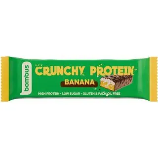 BOMBUS Baton Crunchy Protein Bananowy Bezglutenowy 50g