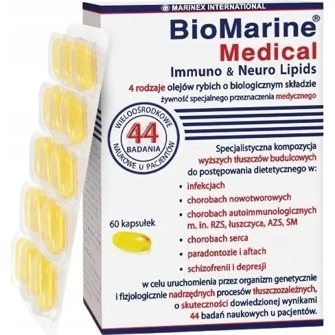 BioMarine Medical Immuno & Neuro Lipids 60 kapsułek