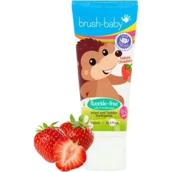 Brush-Baby Pasta z Ksylitolem bez Fluoru 0-2 lata 50 ml
