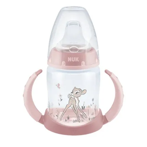 NUK Butelka 150ml First Choice Bambi z uchwytem i czujnikiem temperatury
