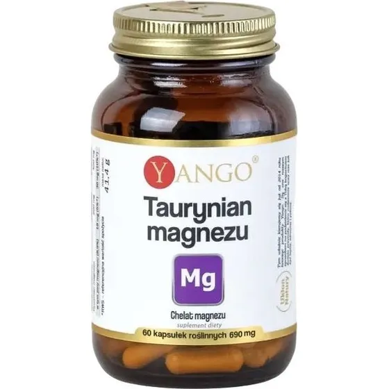 Yango Taurynian Magnezu 60 kapsułek roślinnych