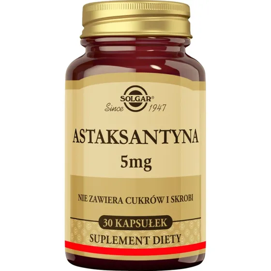 Solgar Astaksantyna 5mg, 30 kapsułek