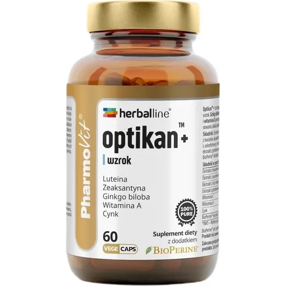 Pharmovit Optikan™+ suplement diety, 60 kapsułek