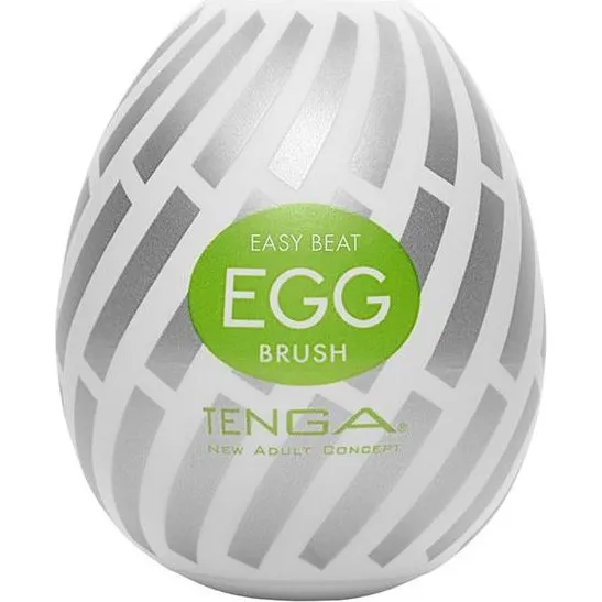 TENGA Easy Beat Egg Brush - jednorazowy masturbator w kształcie jajka