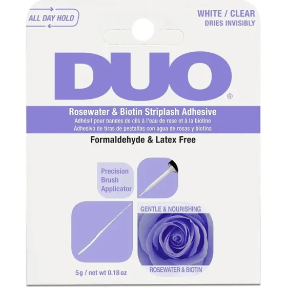 Ardell Duo Rosewater & Biotin Striplash Adhesive Clear 5g