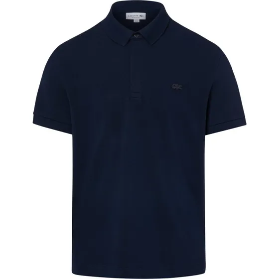 Lacoste Koszulka Polo Męska Niebieska z Bawełny Piqué