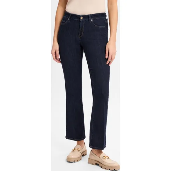 Cambio Jeansy Flare Paris niebieskie