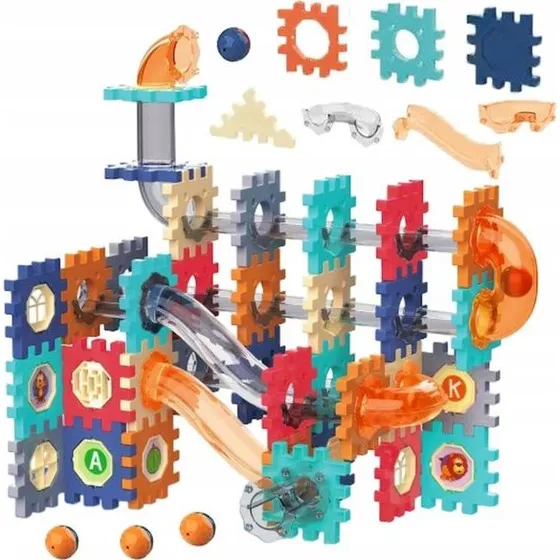 Klocki Konstrukcyjne Tor Kulkowy 101 Elementw