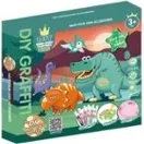 Askato Zestaw Kreatywny Dinozaury - Malowanie Figur