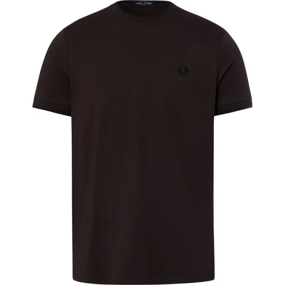 Fred Perry Koszulka Męska Brązowa Bawełna