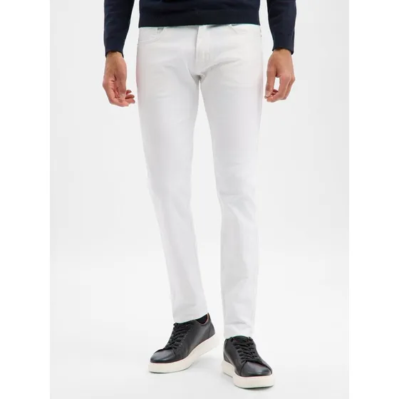 Replay Jeansy Anbass Extra Slim Fit - Białe