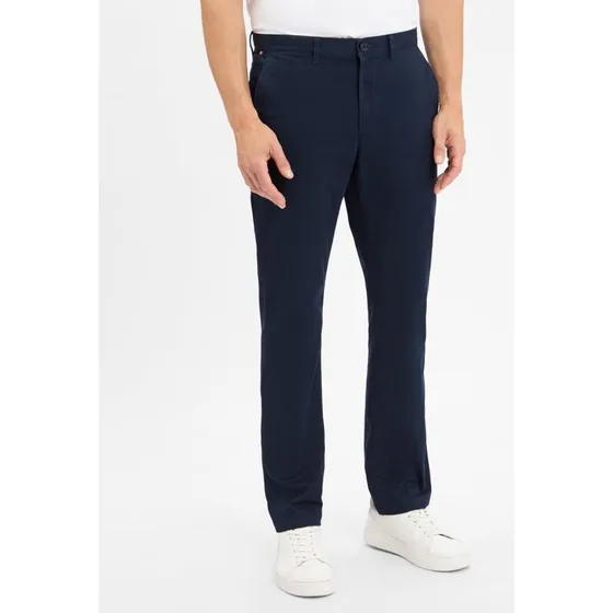 Tommy Hilfiger Spodnie Chino Denton Niebieskie, Rozmiar 31-32
