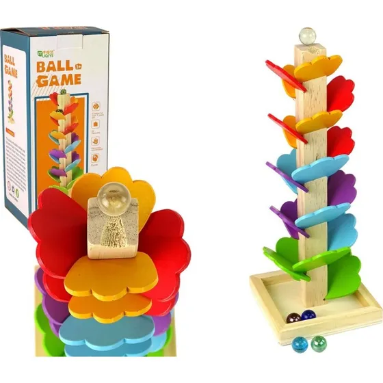 Leantoys Tor kulkowy drewniany