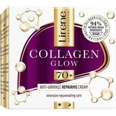 Lirene Collagen Glow 70+ Krem przeciwzmarszczkowy 50 ml