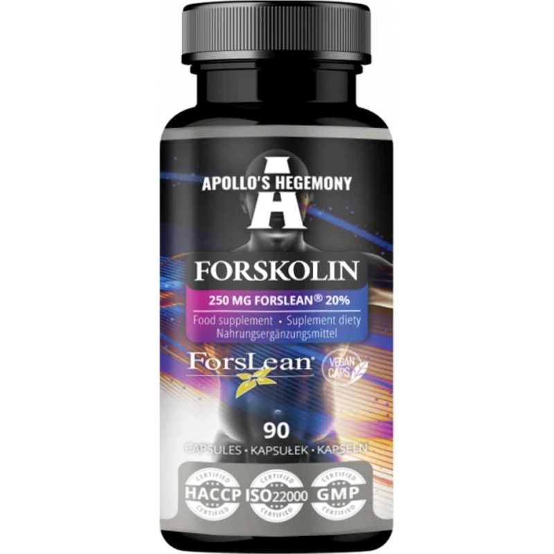 Apollo's Hegemony Forskolin – suplement diety, 90 kapsułek