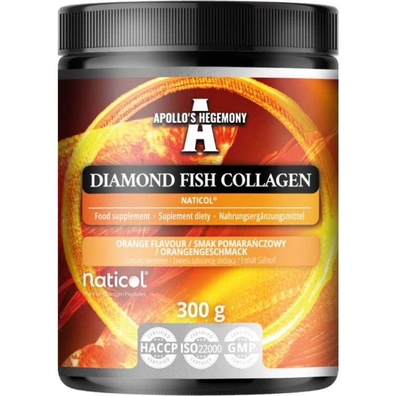 Apollo's Hegemony Diamond Fish Collagen Pomarańcza 300g