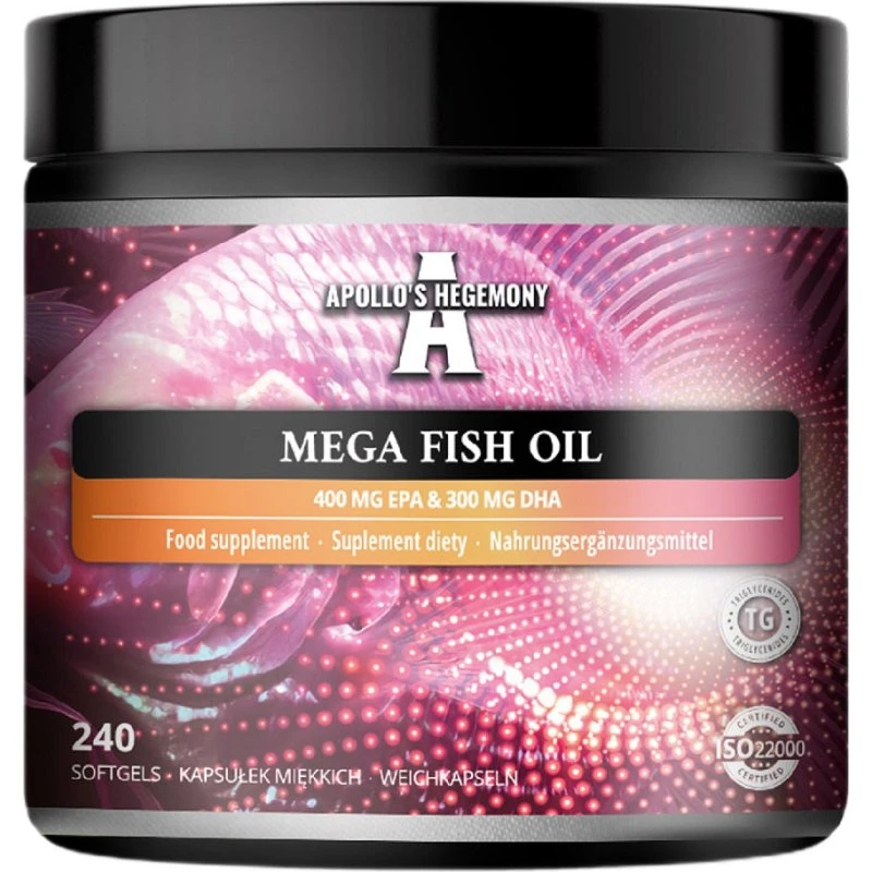 Apollo's Hegemony Mega Fish Oil 240 kapsułek