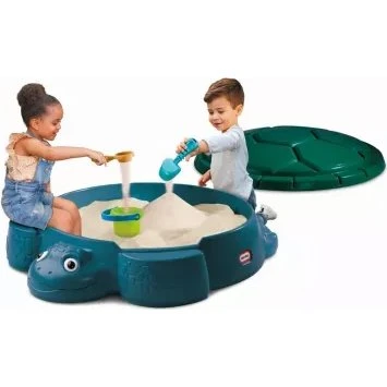 Little Tikes Piaskownica Żółw Go Green z Pokrywą