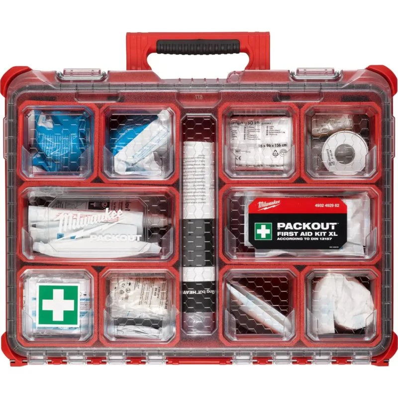 Milwaukee PACKOUT™ XL Apteczka Pierszej Pomocy Czerwona