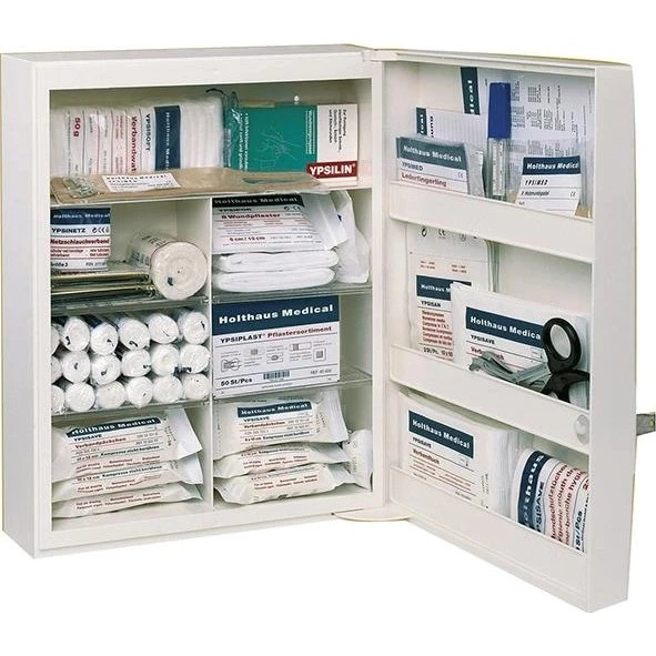 Famulus Apteczka pierwszej pomocy biała 35x45x15 cm