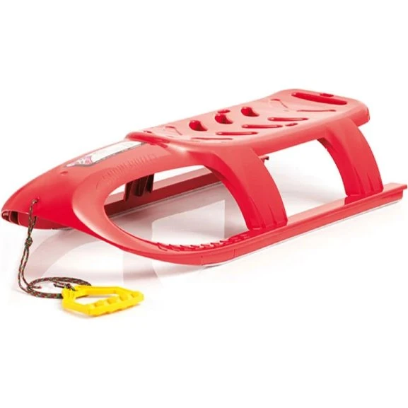 Prosperplast Bullet Sanki plastikowe czerwone z metalowymi płożami